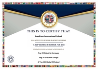 Frankfurt International School ist Top IB Schule 2025