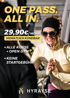 Frühlingsstart in die Outdoor-Fitness-Saison mit neuem HYRAYSE "One Pass"