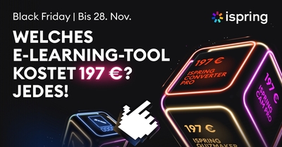 Leistungsstarke E-Learning-Tools für 197 Euro von iSpring