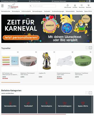 Neuer Deitert-Onlineshop karnevalsorden.com geht an den Start!